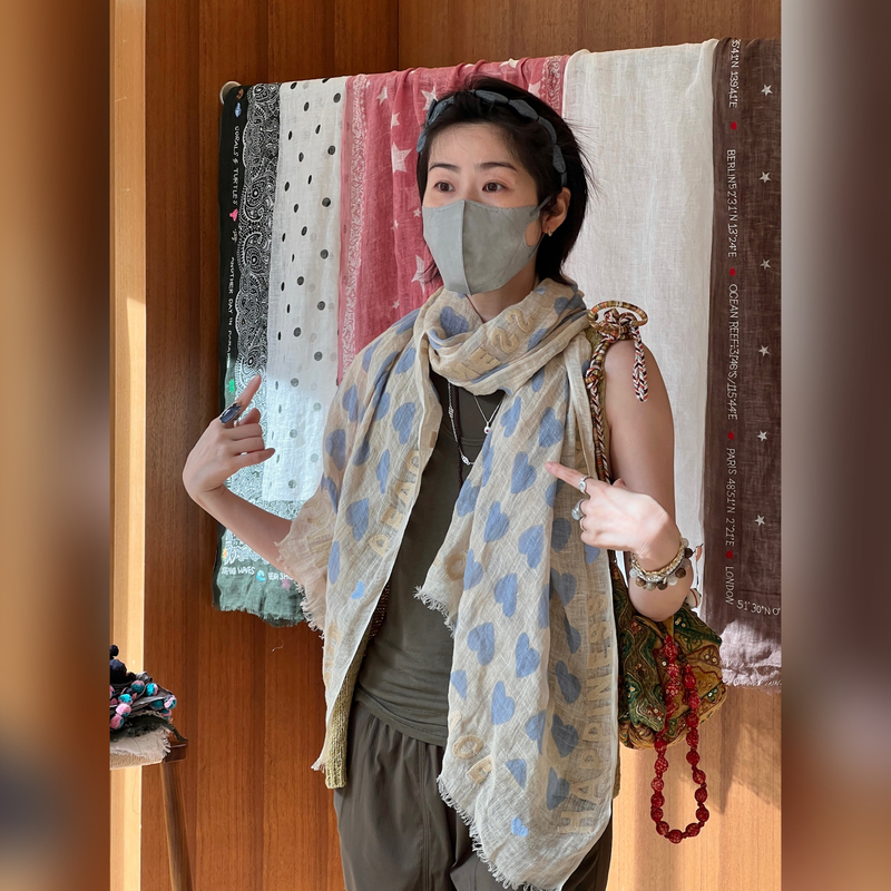 Recommended by Citrus: New Embroidered Printed Silk Scarf, Square Scarf, Headscarf, Shawl, Decorative Accessory, Gift