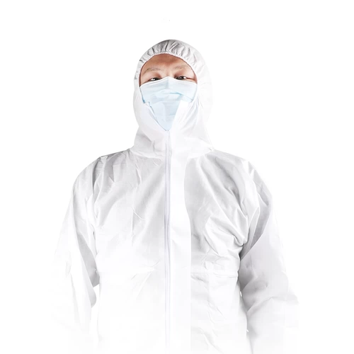 Определенная медицинская изоляция одежда, соединяющая медицинский костюм для всего тела с больницей для хирургии для шляпы для защиты бактерий
