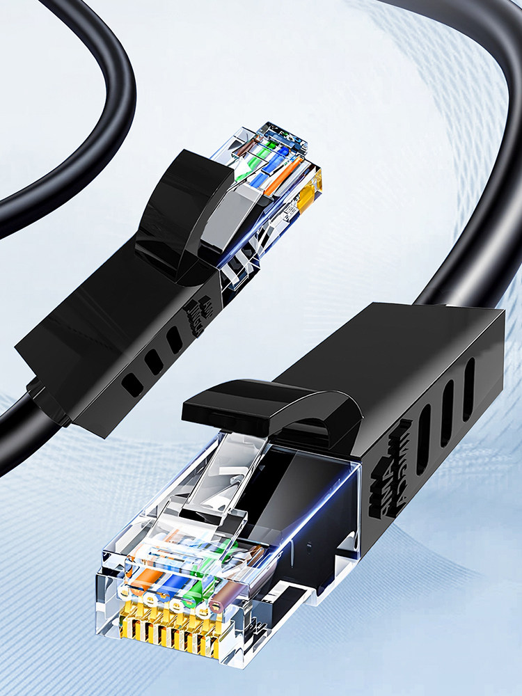 Network Cable for Home Use, Category 6, Category 5, Gigabit Router, High-Speed Computer Broadband, Finished Network Connection Cable, Outdoor Use