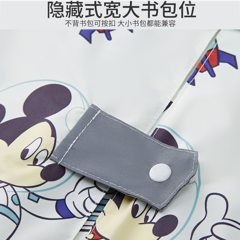 Children's Raincoat, Lightweight and Quick-Drying, for Girls Aged 7, Lightweight Zipper Style with Backpack Space, Special Rain Poncho for Boys and Primary School Students