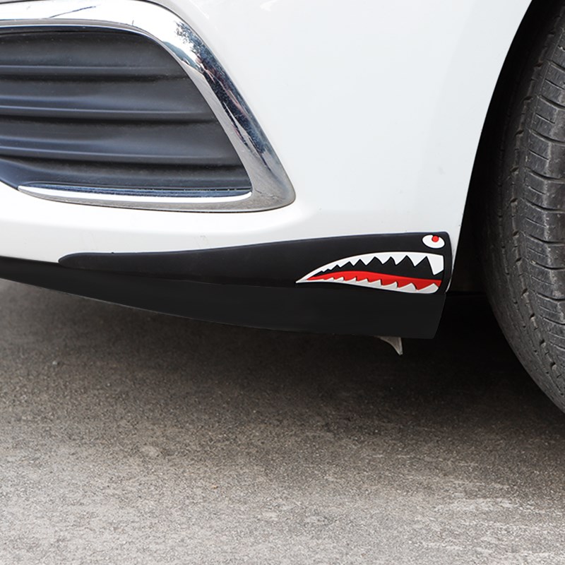 Car Front Lip Surround Glue Insurance Rod Carbon Fiber Crashproof Strip Front Bar Anti-Rub Anti-Scraping Adhesive Strip Bodywork Decoration Anticollision Strip
