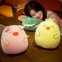 Cute animal hand warmer pillow Meddle nap pillow Lying sleeping pillow Student lying on the table Sleeping artifact Office woman