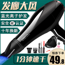 Hair dryer home barber shop high-power special hair dryer negative ion hair care eating wind blowing plane blowing machine