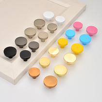 Modern cabinet wardrobe gold door handle high grade wine cabinet drawer black single hole small handle childrens room color handle