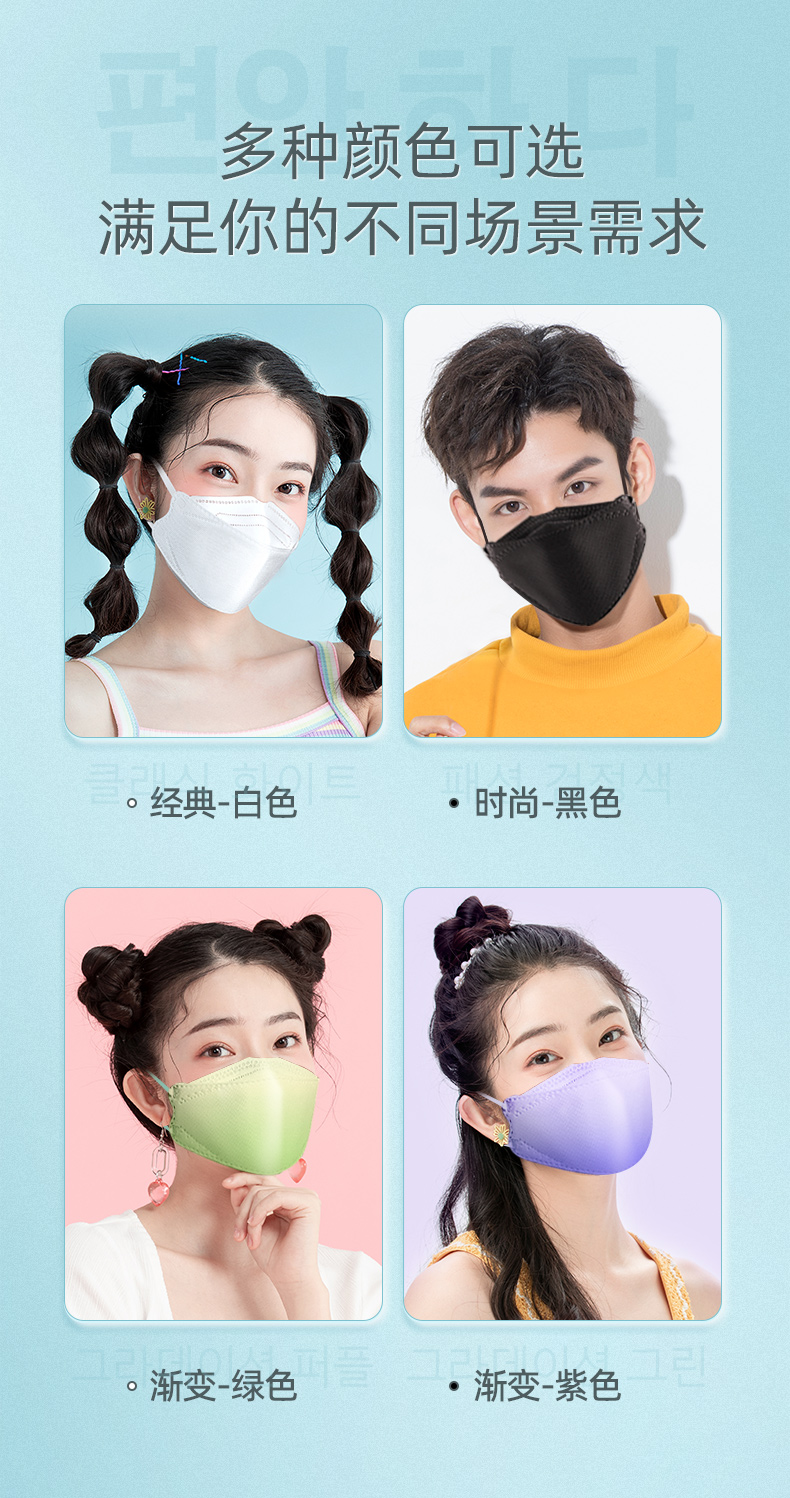 维德医疗 鱼型KN95防护口罩 10只 独立装 图5