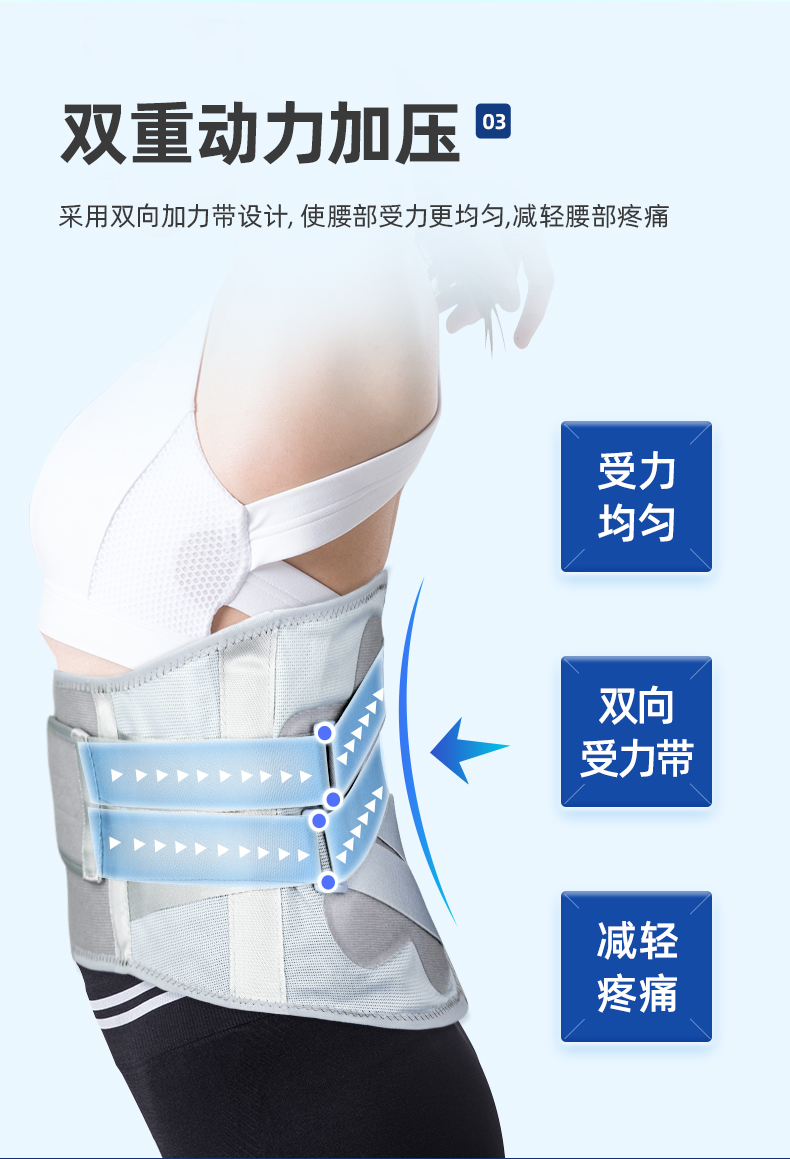 维德医疗 医用护腰带 腰托牵引矫正 图4