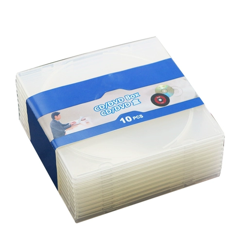 CD/DVD CD Box 5mm Ultra -Thin PP Box Высоко -качественный высокий качественный высокий качественный PP Box 10/Package.