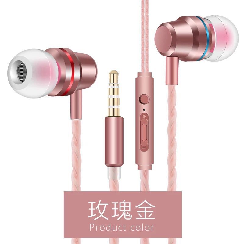 Apply Huawei oppo Xiaomi Step High Vivo headphones Entrance Ear Style Original Y85 Y83Y83A Mobile phone Universal k Goewire Female original fit half earplug original plant Android high sound quality red