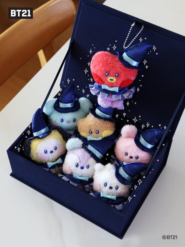 [Domestic Stock] Bts Bt21 Korea Limited Edition Magician Series Plush Keychain
