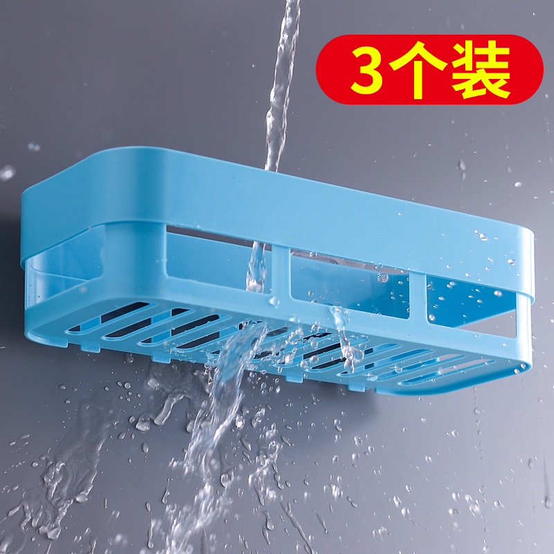 Bathroom shelve wall-mounted storage floor Toilet Washroom Free of perforated finishing racks Dressing Room Corner rack