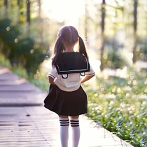 Summer kindergarten class uniform Bear cute children jk uniform 8-14 years old sweet girl sister navy style suit