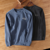 Offline 399 high bomb Roman cloth light sports can commute autumn and winter new mens round neck casual sweater