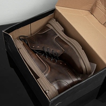 From the classic Dont miss the first layer of cowhide high leather shoes fashion tooling mens shoes Joker shoes