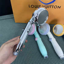 High color value also practical Japanese general low water pressure can be used ultra-fine pressurized water-saving shower head