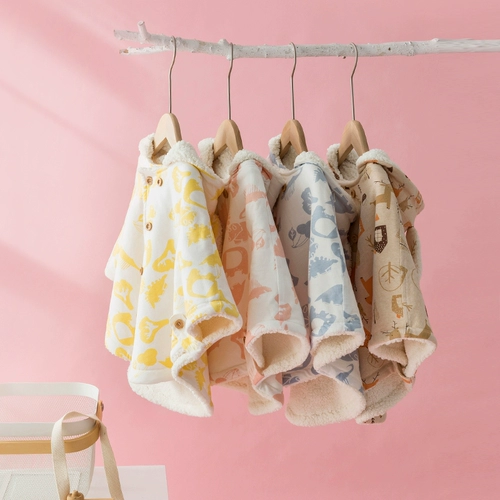 Детский демисезонный плащ, накидка подходит для мужчин и женщин для принцессы с капюшоном, ветрозащитная детская шапочка для выхода на улицу, детская куртка, увеличенная толщина