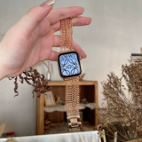 Creative AppleWatch Strap Metal Iwatch Watch Se Watch Bess 5/6 Sports 3/4 Multi-Chain New Model 38 Premium 44/42/40 мм летняя музыкальная замена для девочек.