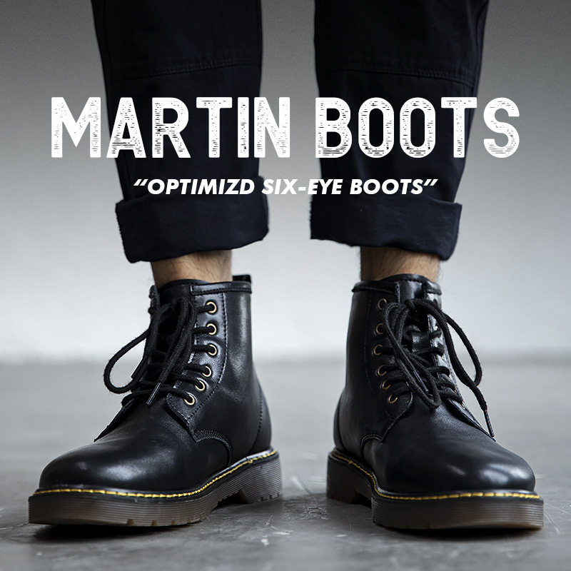 Martin Boots Gao Gao British Wind Han Edition of the trend of the trend of the tide shoes in the handling of boots men's boots in the summer