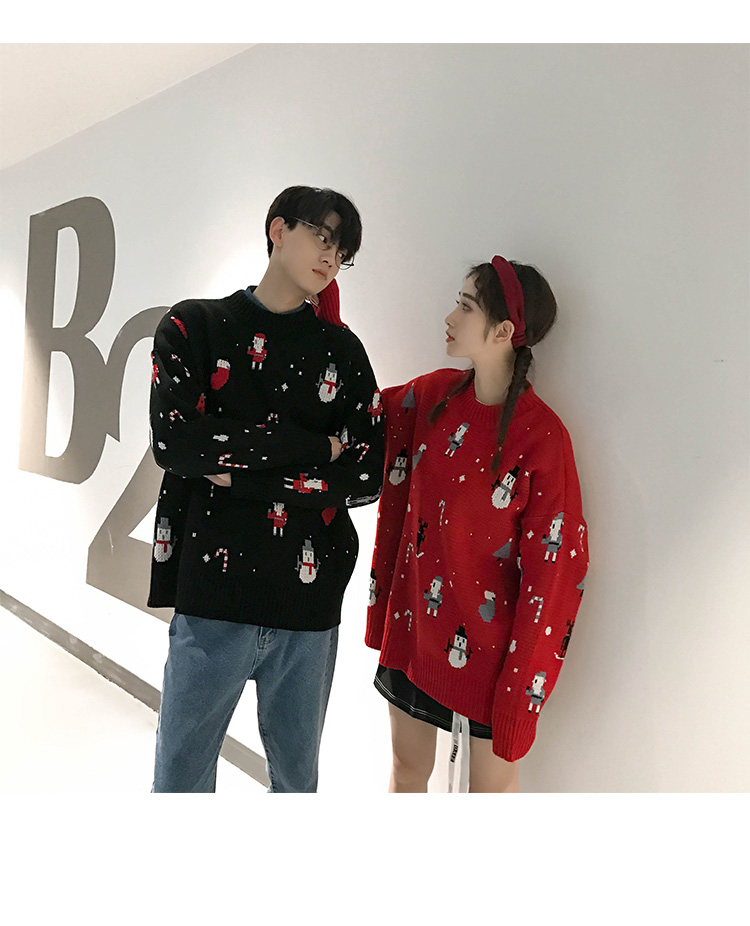 Áo len cùng màu mùa thu đông 2018 phiên bản Hàn Quốc hoang dã mới của quần áo len mùa thu nam vest nam