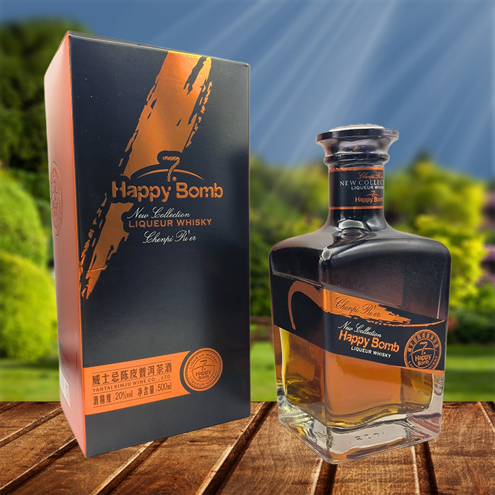 金玖庄园·威士忌陈皮普洱茶酒/薄荷酒20度500ml高档送礼酒包邮评价- 淘宝网