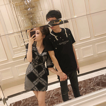 Summer 2021 new womens large size black bow skirt temperament goddess fan clothes thin dress