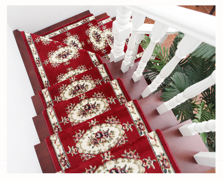 Dày 13 mét cầu thang bước mat bằng gỗ không trượt tùy chỉnh cầu thang mat chân mat nhà keo-miễn phí tự dính cầu thang thảm thảm cho bé tập bò