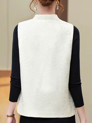 Весенний жилет для матери, осенняя куртка, китайский стиль, для среднего возраста, в западном стиле