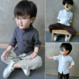 Bé trai mùa thu trẻ em mùa xuân và mùa thu 1-2-3 tuổi 4-5 áo cotton bé sơ mi áo sơ mi nam - Áo sơ mi áo sơ mi bé trai mùa đông