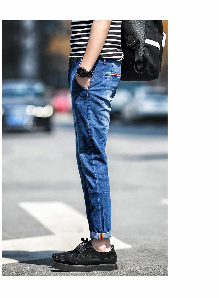 Jeans pour adolescent pieds Slim pour été - Ref 1464306 Image 15