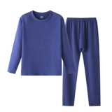 Нижнее белье, хлопковый комплект, удерживающее тепло термобелье для мальчиков, детская базовая приятная телу пижама, свободный крой