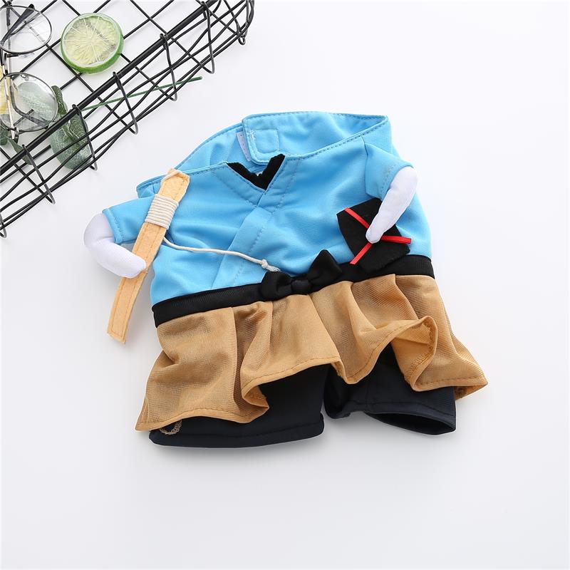 Lắc cùng kiểu Pu Tailang mèo con vui vẻ quần áo chó nhỏ quần áo chó cưng quần áo hai chân ngộ nghĩnh - Quần áo & phụ kiện thú cưng 	áo dành cho mèo con	