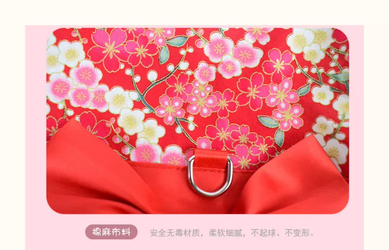 Chó kéo dây đi bộ chó chống phá miễn phí mèo vest dây đeo ngực gấu Teddy Xiong Bomei kim chó nhỏ - Cat / Dog hàng ngày Neccessities