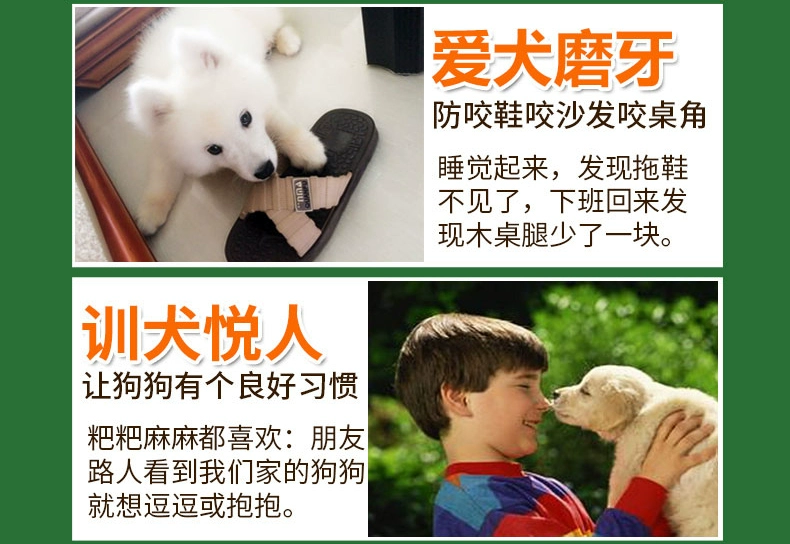 Chó răng hàm dính sạch răng xương Teddy Lông vàng Labrador vừa chó lớn nhai thú cưng - Đồ ăn vặt cho chó thức ăn cho thú cưng