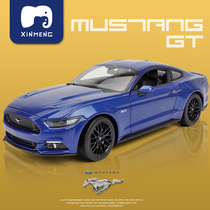 Willie 1:24 Ford Mustang GT car model simulation alloy car model Valentines Day birthday gift hand-held ornaments