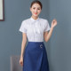 Chunlan 2019 new China Mobile work clothes women's summer short-sleeved shirt skirt suit business hall tooling uniform