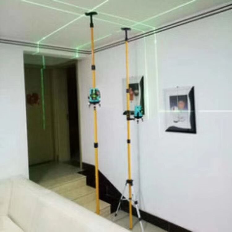 Professional laser 8-line 12-line infrared level meter Green light 3D wall sticker High cast line meter Outdoor