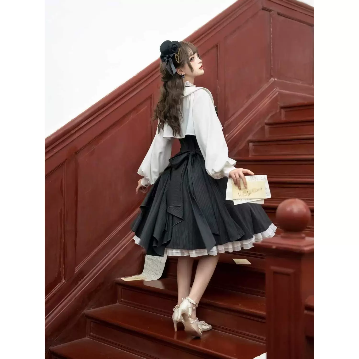 Подлинный дизайн набор, юбка, стиль Lolita, Lolita Jsk