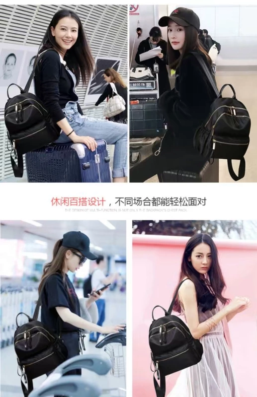 Ba lô thỏ lớn Oxford vải ba lô nữ phiên bản Hàn Quốc của thời trang hoang dã nylon ba lô 2019 mới túi sinh viên nữ - Ba lô