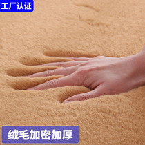 Thickened encrypted rabbit hair ins Wind bedroom bedside living room tatami balcony bay window fluff carpet mat