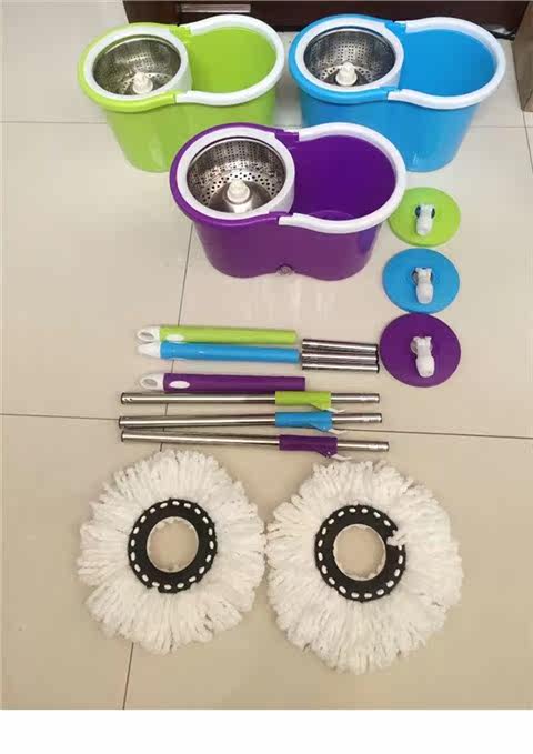 Щетка для мытья посуды 三代八字好神拖家用免手洗懒人地拖手压旋转拖把拖布桶地板清洁 Other