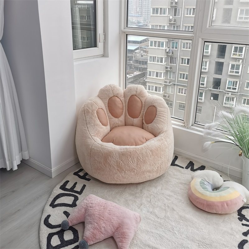 Fan Cuddler Cute Cat Paws Sloth Sofa Bean Bag Tatami Mini Girl Single Bedroom Balcony Chair Seat