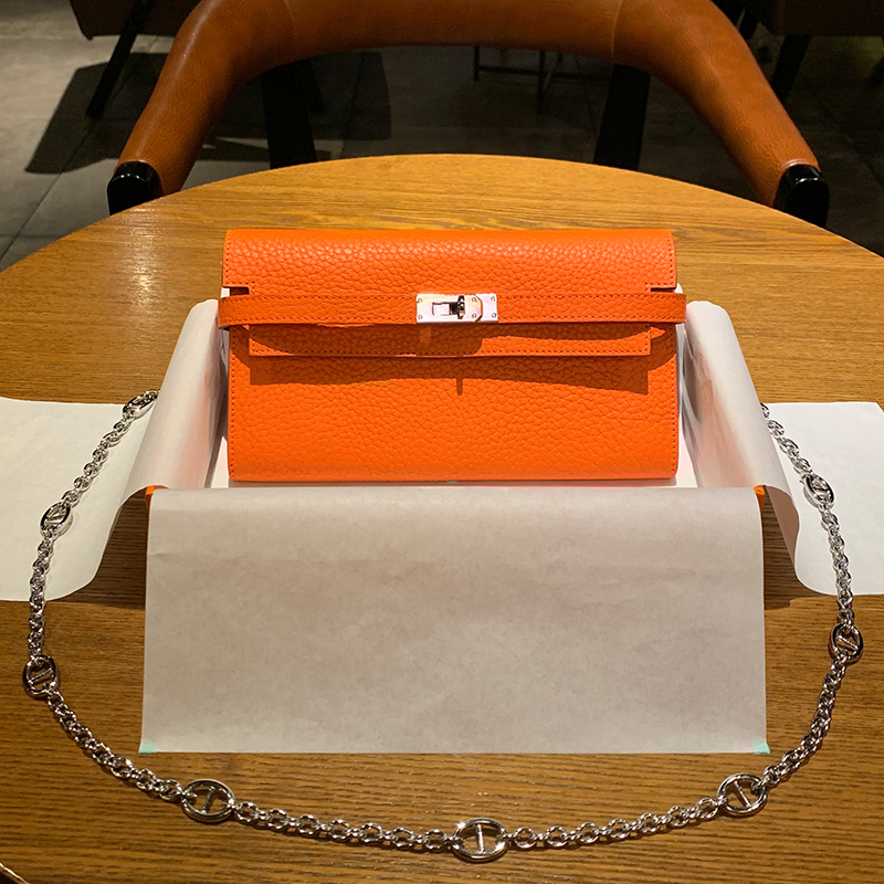 H home Kelly wallet women's bag dual-purpose pig nose chain bag Women's Mini shoulder oblique leather H buckle long hand