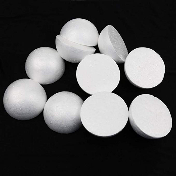 Kindergarten DIY Fine Art Handmade Material Patyrofoam Semi-circle Foam Hemisphere Painted Model