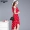 Đầm voan chấm bi nữ mùa hè 2019 khí chất mới eo thon váy cao cấp Váy cổ chữ V - Sản phẩm HOT