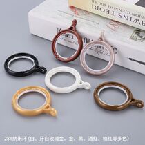 Curtain ring nano-mute hanging ring silencer ring old-fashioned curtain accessories Roman rod ring hook closed ring