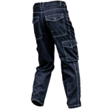 Джинсовые хлопковые износостойкие штаны для работы, защита от ожогов, увеличенная толщина