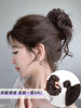Long Hair Bun Wig for Women, Real Hair Updo Wig, Fluffy Hair Bun Tool, Natural Bun for Brides