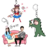 Креативный плетеный брелок ручной работы, фотография для влюбленных, цепочка для ключей, делается под заказ, «сделай сам»