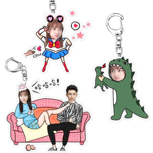 Креативный плетеный брелок ручной работы, фотография для влюбленных, цепочка для ключей, делается под заказ, «сделай сам»