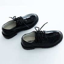 Boy Black Leather Shoes Summer Campus Performance Shoes 2021 Chunqiu Student Breathable Children Shoes 61 Performance Single Shoe