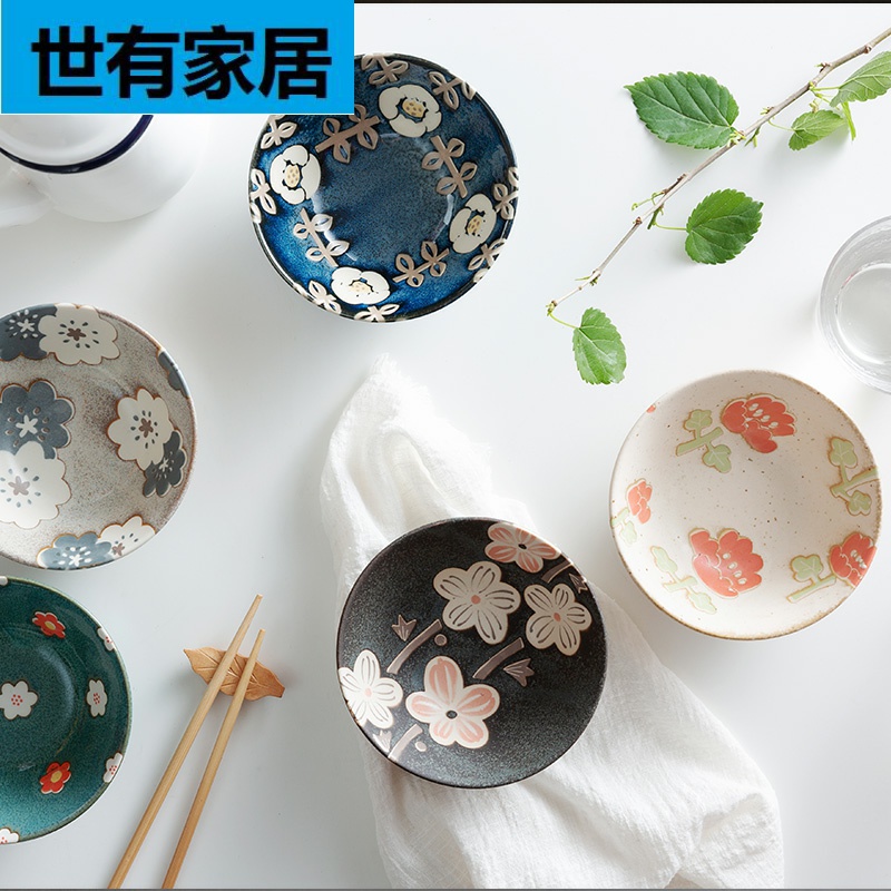 Japanese dishes dishes suit household ceramic bowl dishes small bowl individual soup bowl rainbow such as bowl bowl